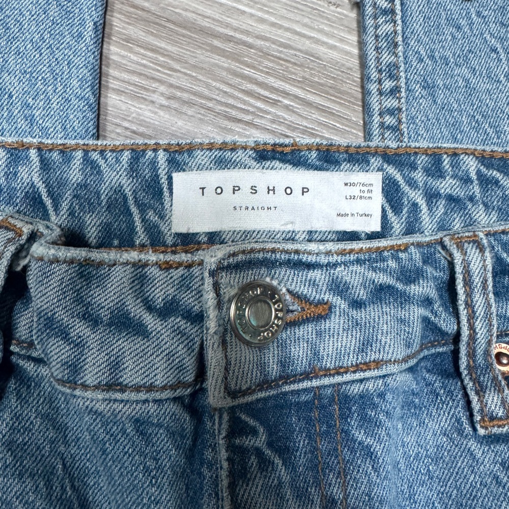 Topshop Straight Leg Jeans - Picture 2 of 6